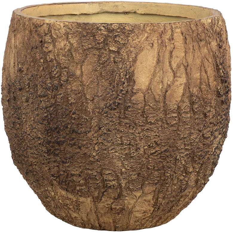 Home4You Gėlių vazonas „SUNNY OAK“, D44 x H41 cm, rudas