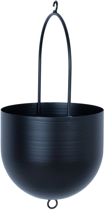 Home4You Pakabinamas puodas DEIA D16xH15/32cm, juodas