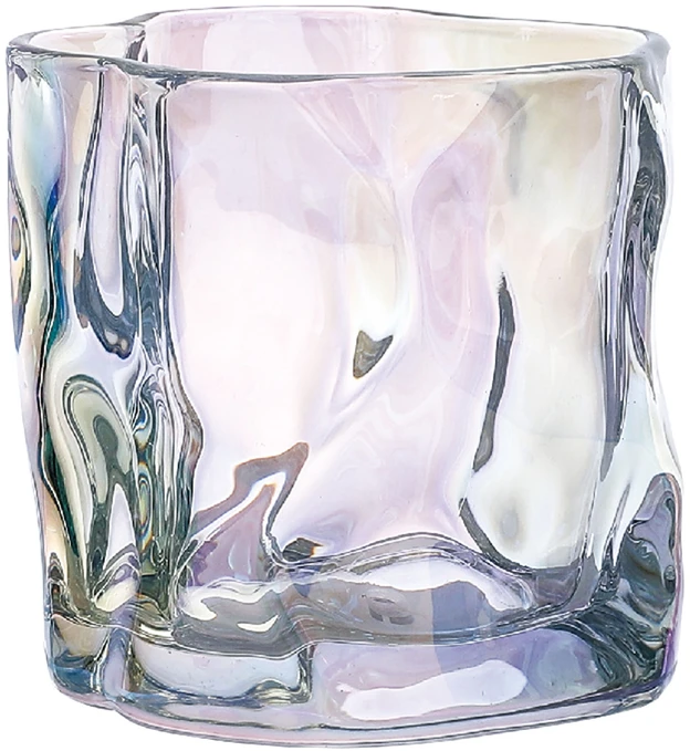 Home4You RAINBOW Stiklas SHINING 280ml, vaivorykštė