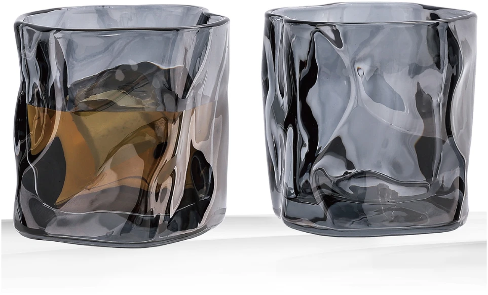 Home4You Stiklas SHINING 280ml, sidabrinis