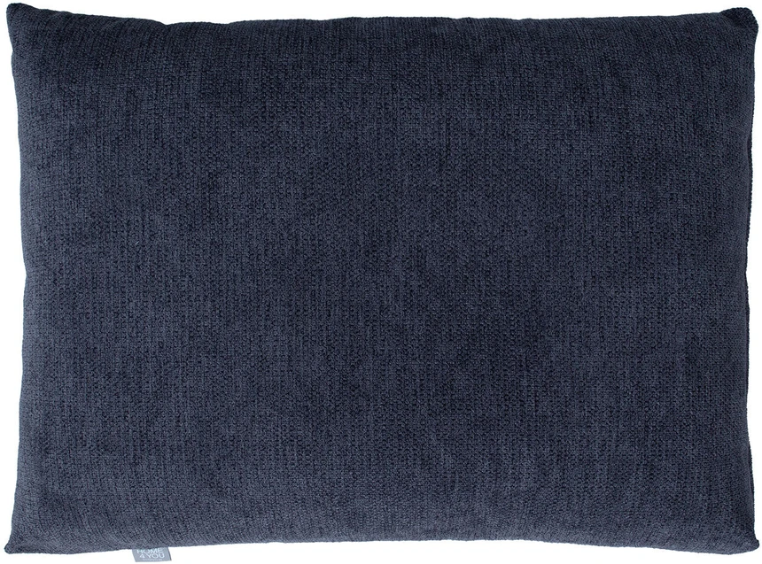 Fotelis Home4You Grindų pagalvė LORD 60x80xH16cm, juoda