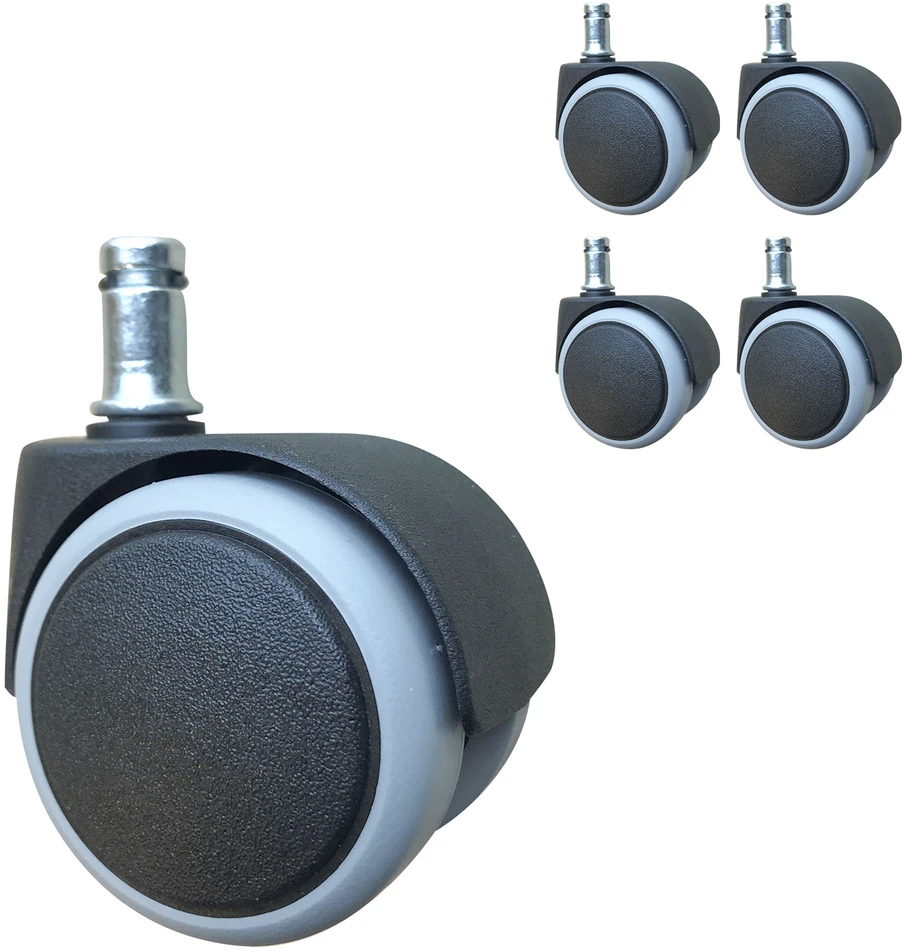 Home4You Guminis ratukas, diametras 50 mm, pin 11 mm, su stabdymo funkcija, universalus, 5 vnt. viename rinkinyje,