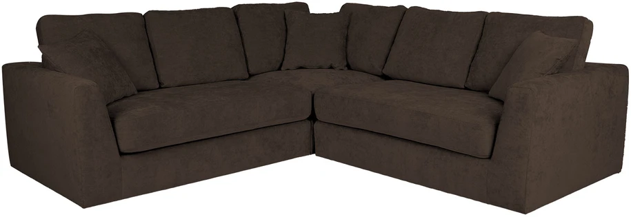 Home4You Dark Kampinė sofa EDRA tamsiai pilka