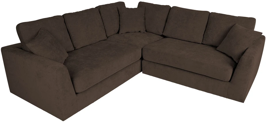 Home4You Dark Kampinė sofa EDRA tamsiai pilka