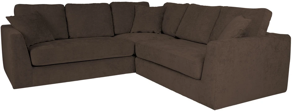 Home4You Kampinė sofa EDRA Tamsiai pilka