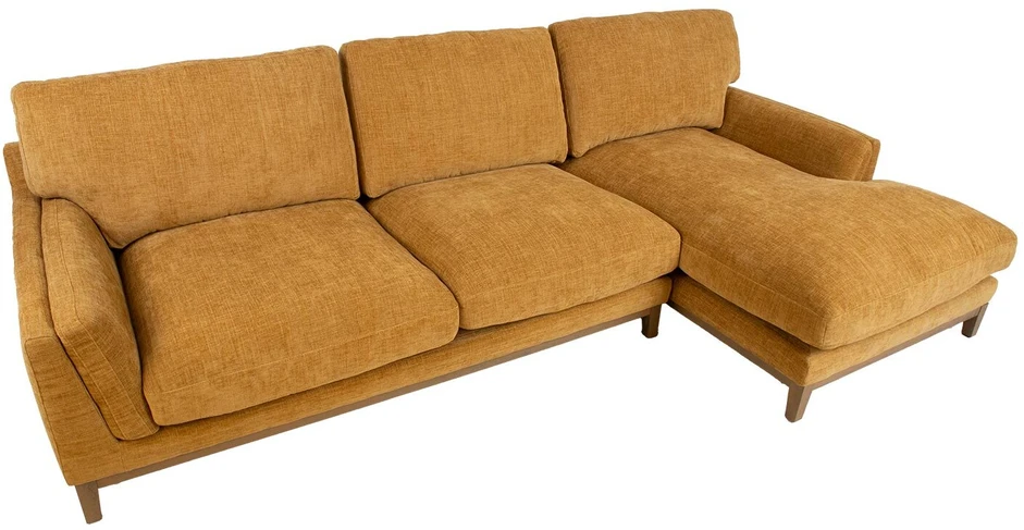 Kampinė sofa BASIL dešinioji kampinė, oranžinė