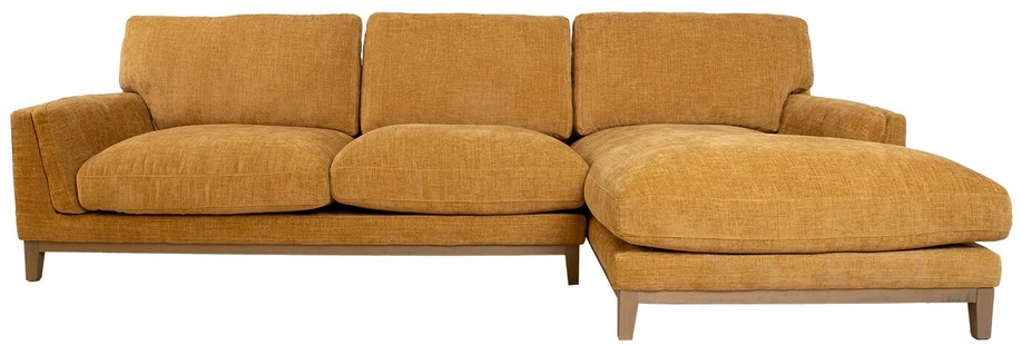 Kampinė sofa BASIL dešinioji kampinė, oranžinė