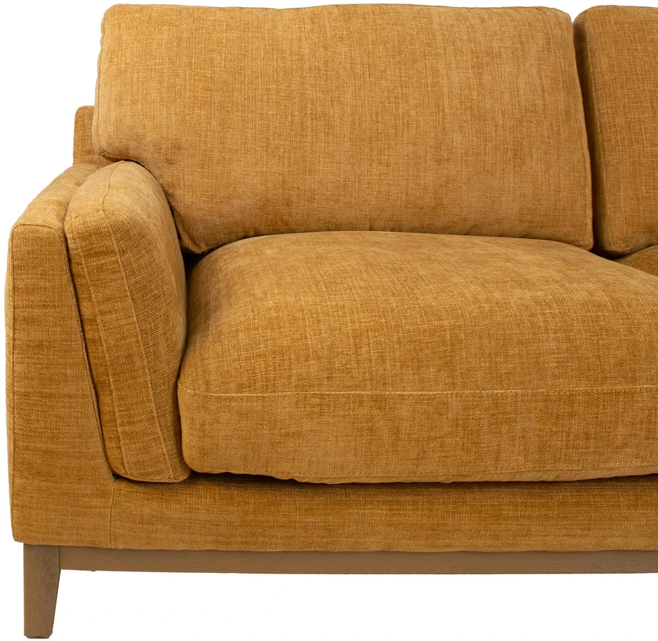 Kampinė sofa BASIL dešinioji kampinė, oranžinė