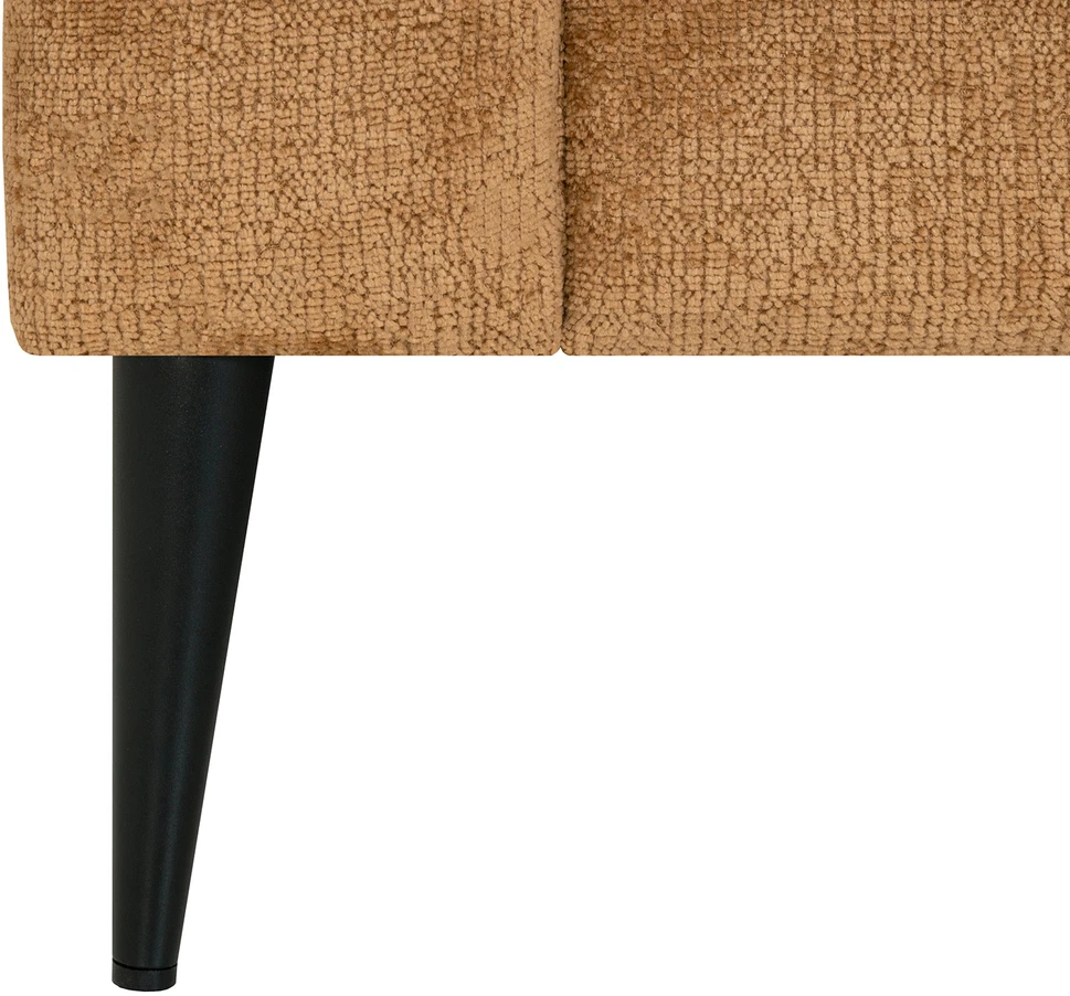 Home4You Kampinė sofa LARTES dešinioji kampinė, ruda