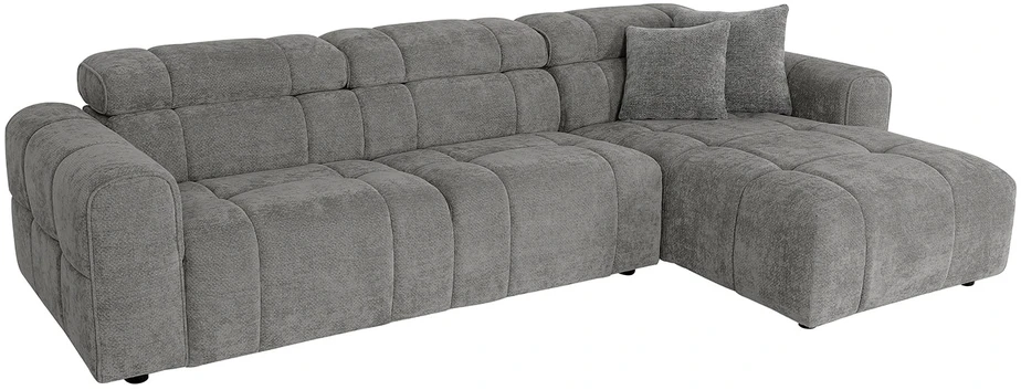 Home4You Kampinė sofa BELISMA RC Pilka