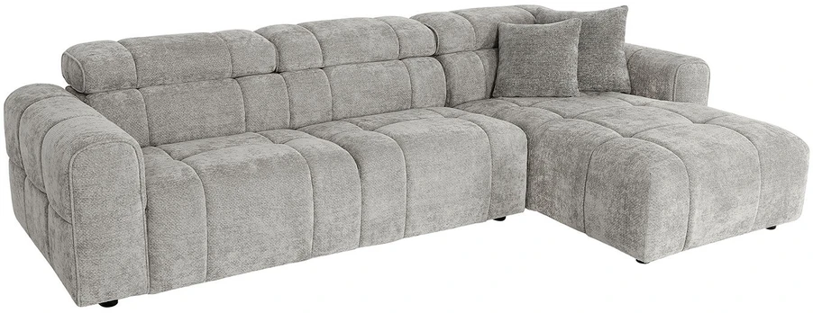 Home4You Kampinė sofa BELISMA RC Pilka