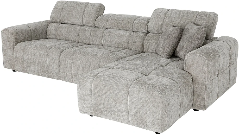 Home4You Kampinė sofa BELISMA RC Pilka
