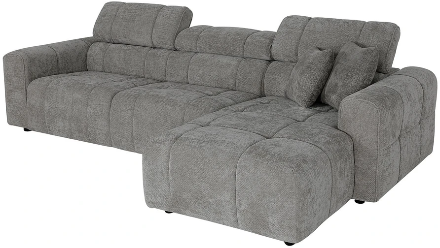 Home4You Kampinė sofa BELISMA RC Pilka
