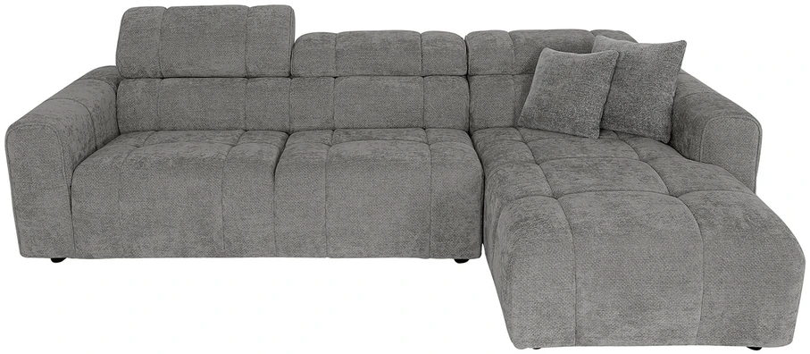 Home4You Kampinė sofa BELISMA RC Pilka