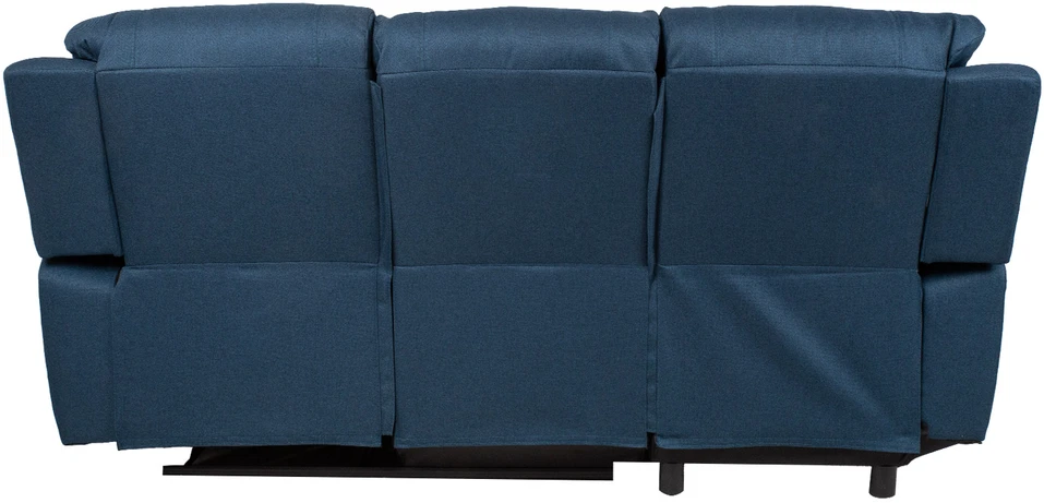Home4You Kampinė sofa BERIT LC, tamsiai mėlyna