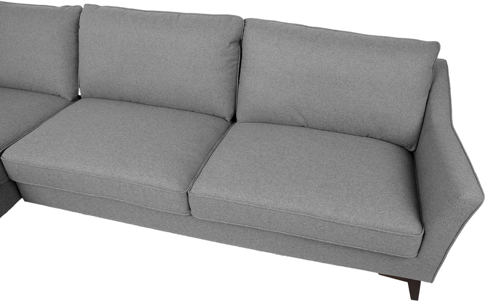 Home4You Kampinė sofa BIRGIT KK, pilka