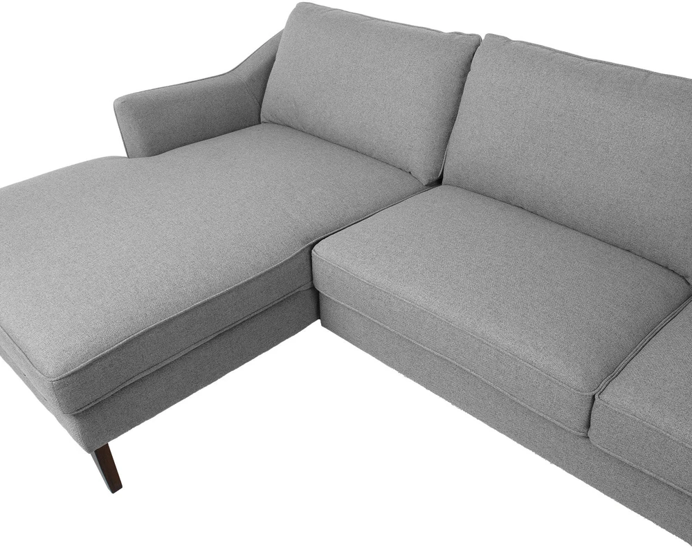 Home4You Kampinė sofa BIRGIT KK, pilka