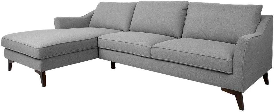Home4You Kampinė sofa BIRGIT KK, pilka