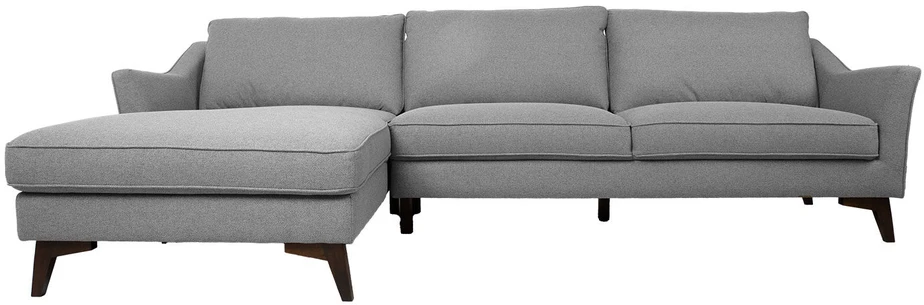 Home4You Kampinė sofa BIRGIT KK, pilka
