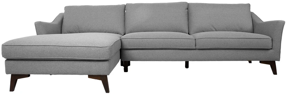 Home4You Kampinė sofa BIRGIT KK, pilka