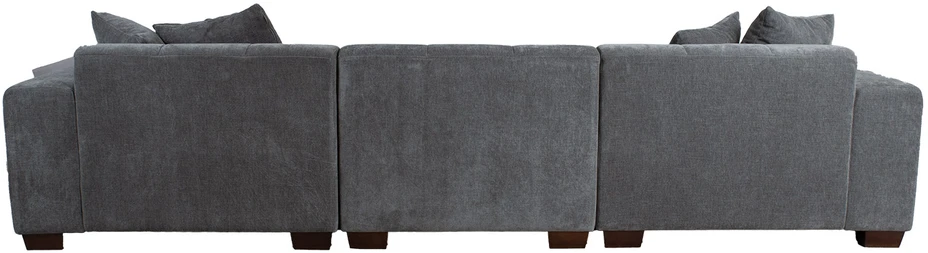 Home4You Kampinė sofa DAHLIA RC, pilka