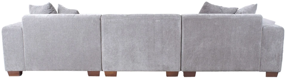 Home4You Kampinė sofa DAHLIA KK, šviesiai pilka