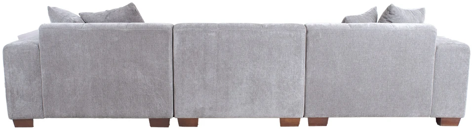 Home4You Kampinė sofa COLLINS KK, šviesiai pilka