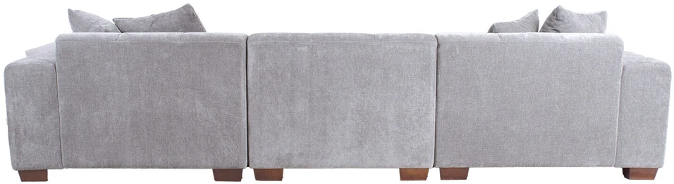 Home4You Kampinė sofa COLLINS KK, šviesiai pilka