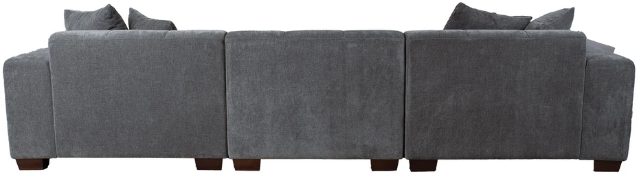 Home4You Kampinė sofa DAHLIA LC, pilka