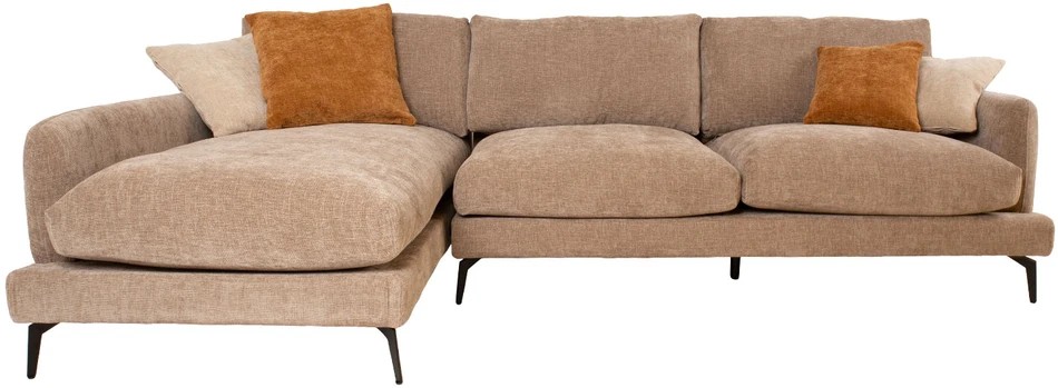 Home4You Kampinė sofa DAISY KK, smėlio
