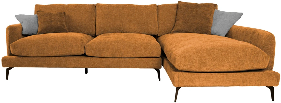 Home4You Kampinė sofa DAISY DK, ruda