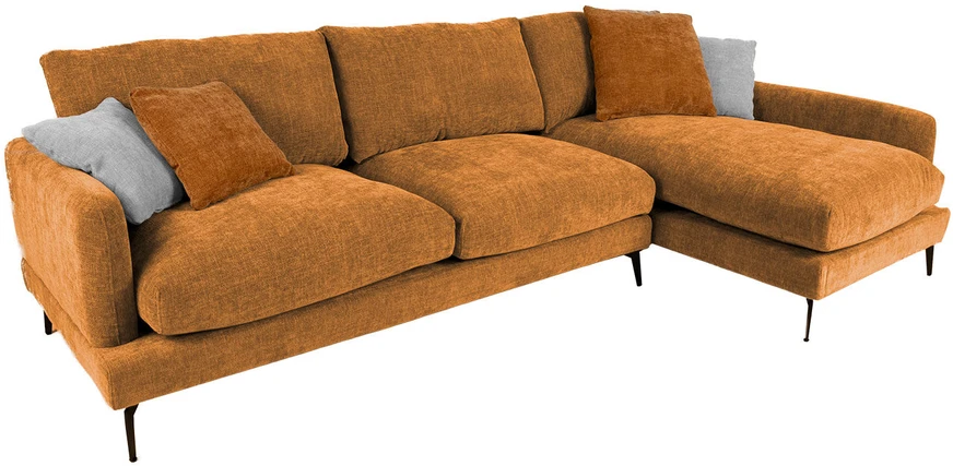 Home4You Kampinė sofa DAISY DK, ruda
