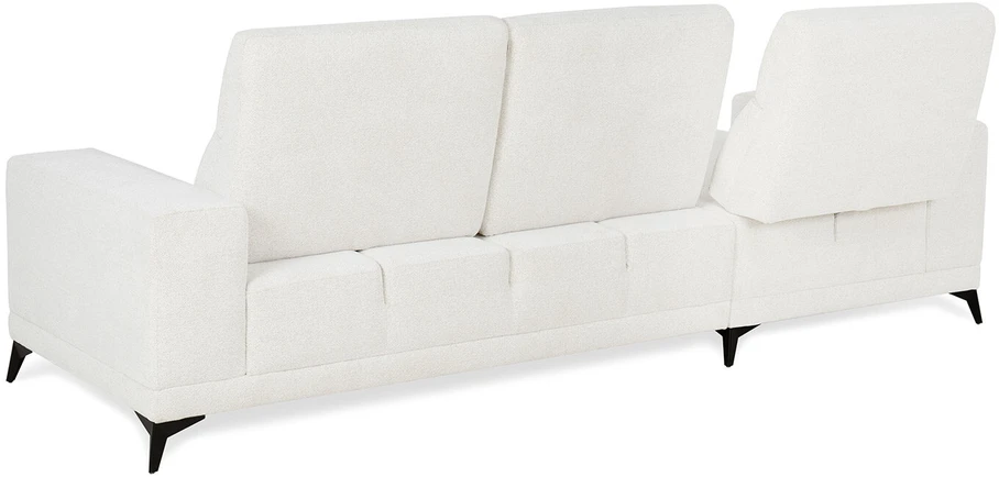 Home4You Kampinė sofa DARLA VN Šviesi smėlio