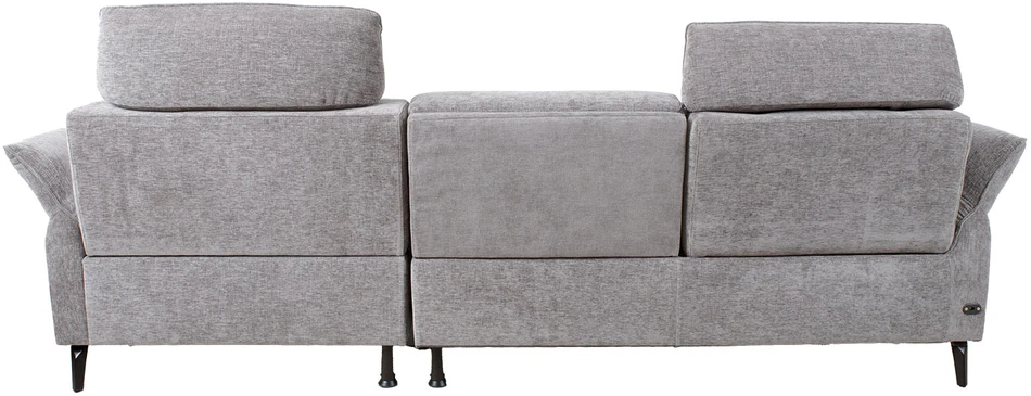 Home4You Kampinė sofa DAYTON RC, elektrinis atlošas, šviesiai pilka
