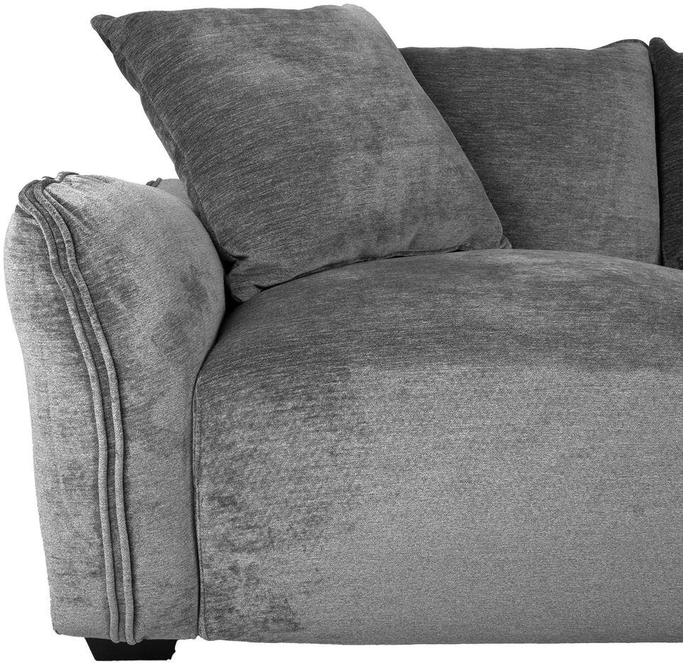 Home4You Kampinė sofa DIVI RC, pilka