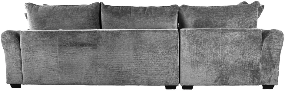 Home4You Kampinė sofa DIVI LC, pilka