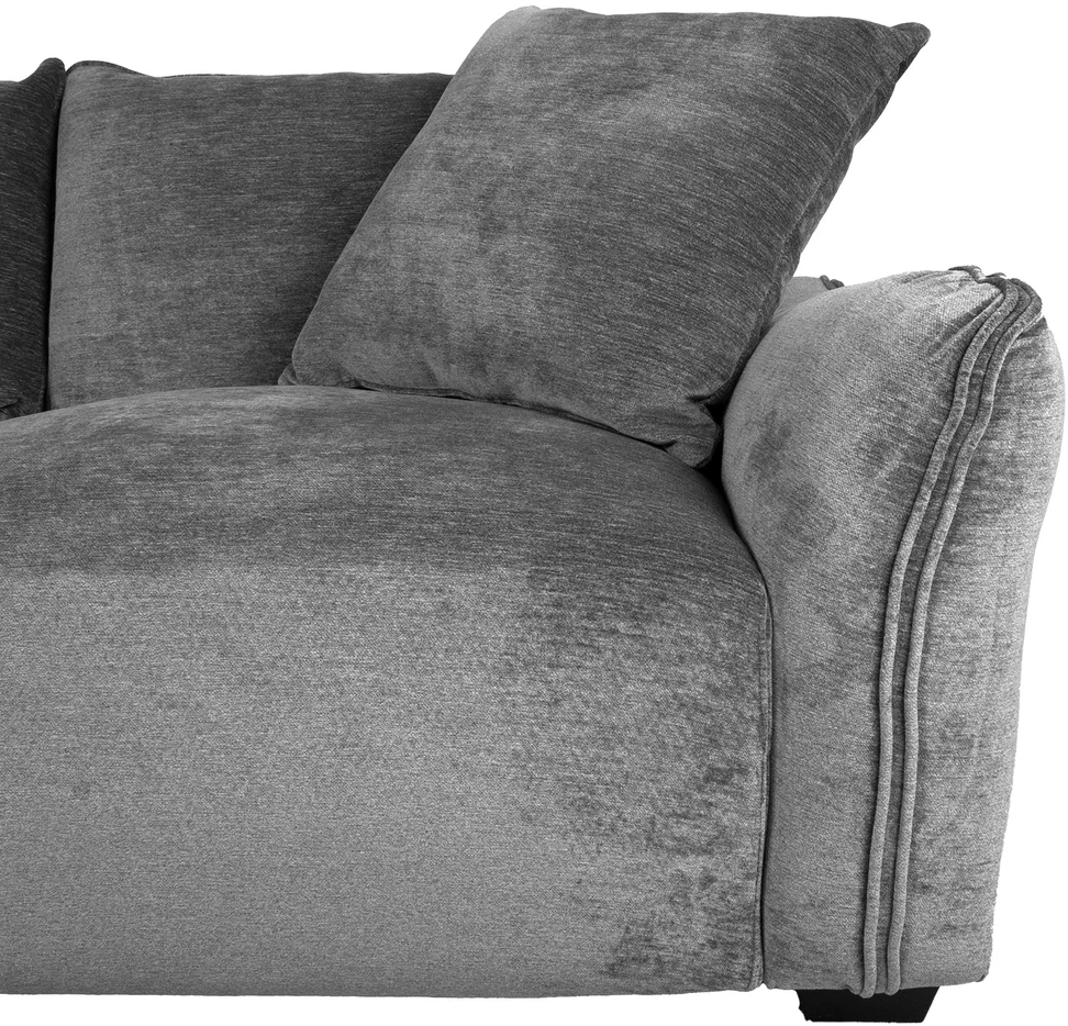 Home4You Kampinė sofa DIVI LC, pilka