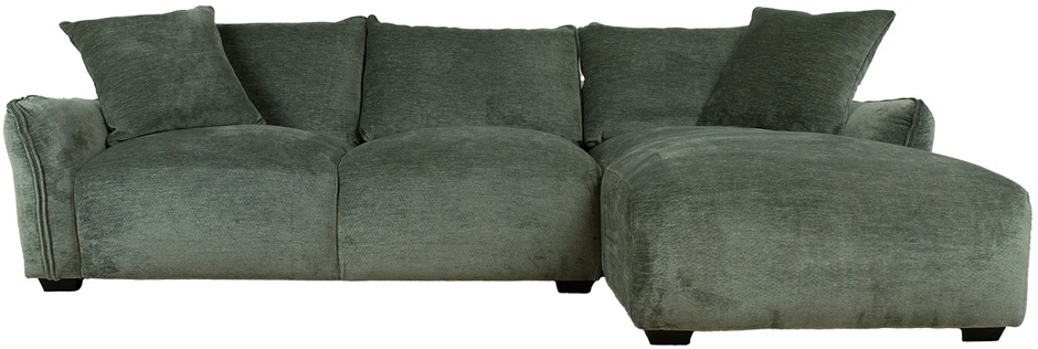 Home4You Kampinė sofa DIVI RC, mėtinė žalia