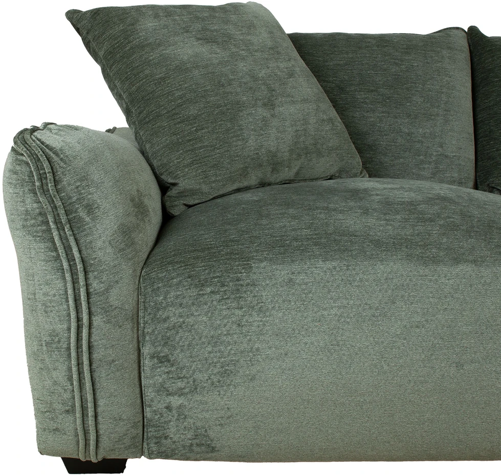 Home4You Kampinė sofa DIVI RC, mėtinė žalia