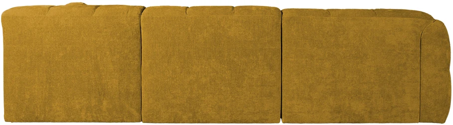 Home4You Kampinė sofa FORTE U-shape, Rudai Geltona, Dešininis Kampas