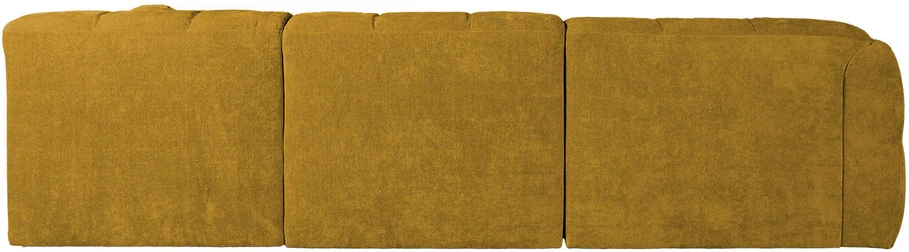 Home4You Kampinė sofa FORTE U-shape, Rudai Geltona, Dešininis Kampas