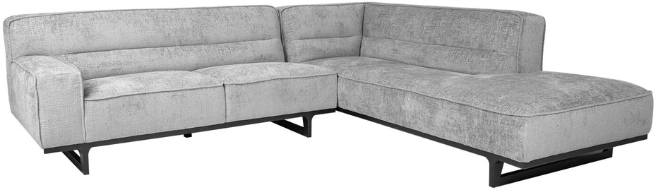 Home4You Kampinė sofa HASSO RC, Pilka