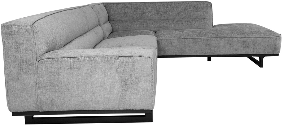 Home4You Kampinė sofa HASSO RC, Pilka