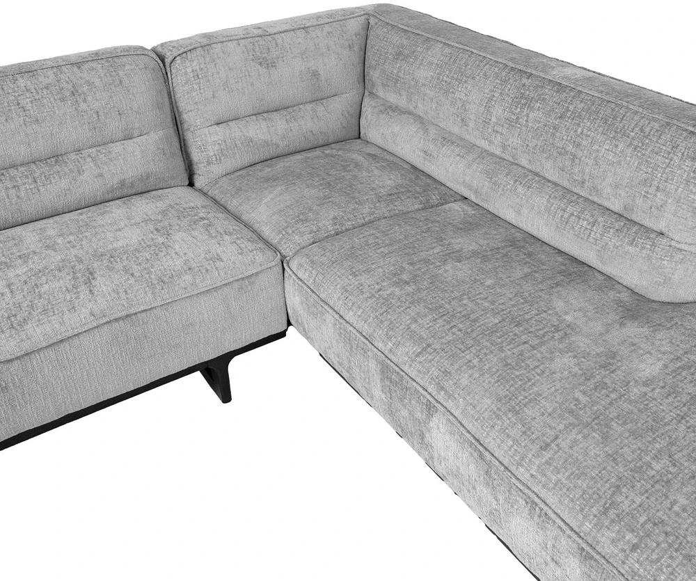 Home4You Kampinė sofa HASSO RC, Pilka