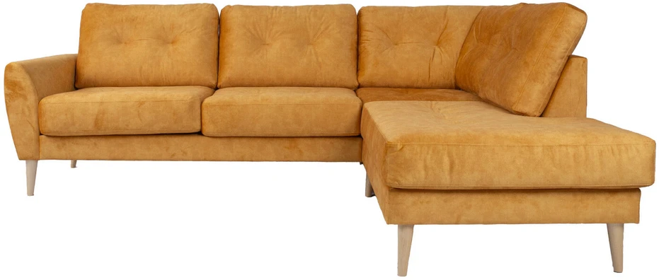 Home4You Kampinė sofa HEIVI DK, geltona