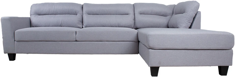 Home4You Kampinė sofa HELSINKI RC, šviesiai pilka