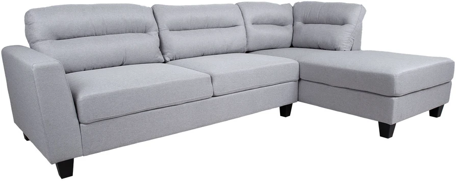 Home4You Kampinė sofa HELSINKI RC, šviesiai pilka