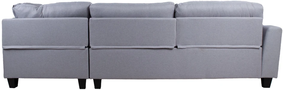 Home4You Kampinė sofa HELSINKI RC, šviesiai pilka