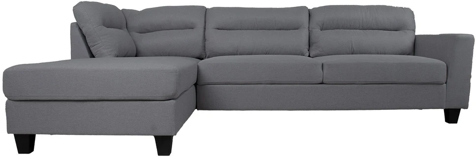 Home4You Kampinė sofa HELSINKI KK, tamsiai pilka