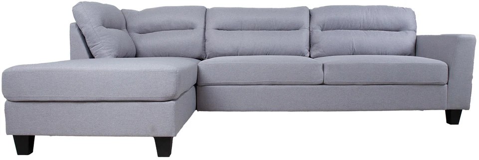 Home4You Kampinė sofa HELSINKI LC, šviesiai pilka
